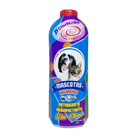 Imagen de Detergente desinfectante sin cloro para mascotas hogareñas B'ClorHada 1L