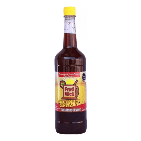 Imagen de Preparado de fruta natural para cerveza sabor tamarindo chamoy Fruti Mich 1L