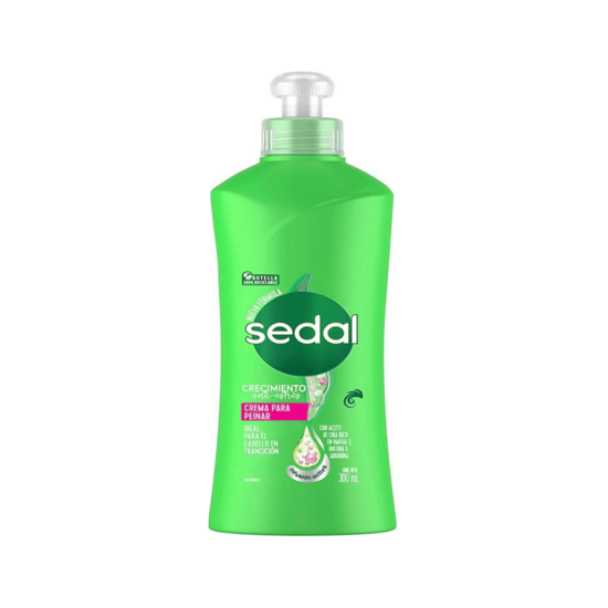 Imagen de Crema para peinar con aceite de chía, biotina y arginina Sedal Crecimiento Anti-estrés 300ml