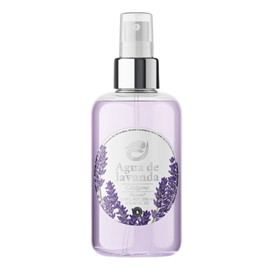 Imagen de Tratamiento facial antiedad agua de lavanda con colágeno Fitomex 250ml