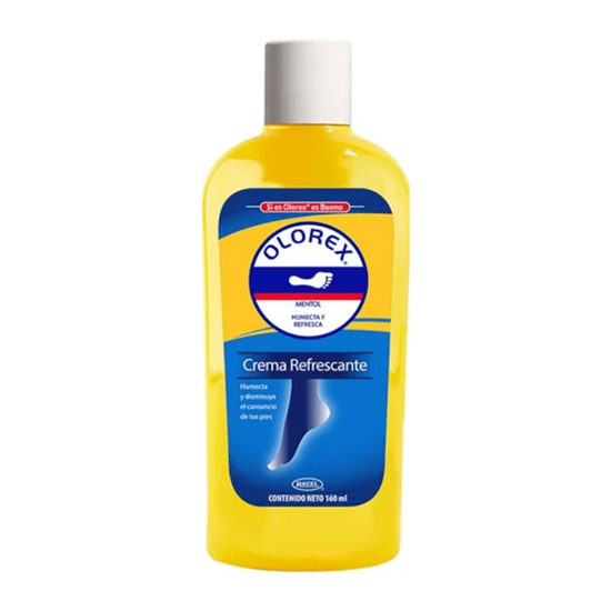 Imagen de Crema refrescante y humectante con mentol para pies Olorex 160ml