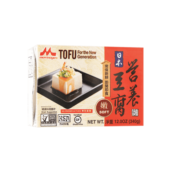 Imagen de Tofu suave sin gluten ni conservadores Morinaga 340g
