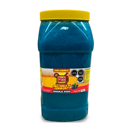 Imagen de Escarchado para micheladas salsa dulce sabor Mora Pop Salsa Mix Fruti Mich 4kg