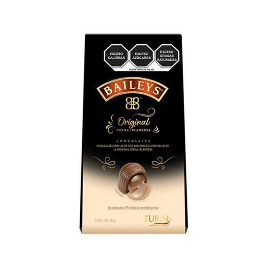 Imagen de Chocolate con leche relleno con licor crema irlandesa Baileys Original Turín bolsa 120g