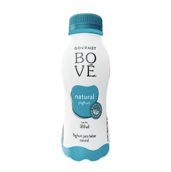 Imagen de Yoghurt bebible con leche orgánica sabor natural Bové Gourmet botella PET 250ml