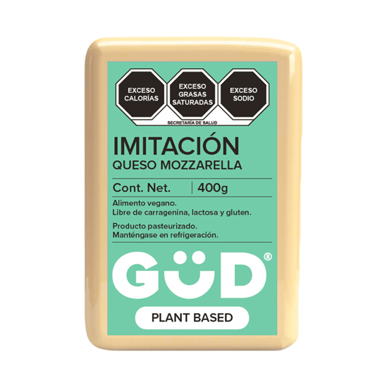 Imagen de Queso vegano imitación mozzarella GÜD Plant Based 400g