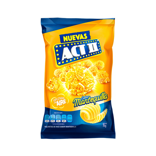 Imagen de Palomitas de maíz sabor mantequilla Act II 35g