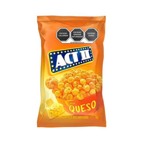 Imagen de Palomitas de maíz sabor queso Act II 45g