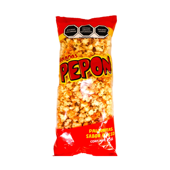 Imagen de Palomitas de maíz sabor queso Botanas Pepon 85g