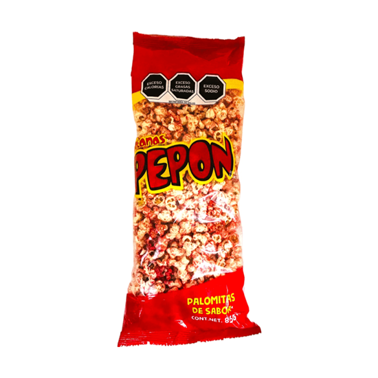 Imagen de Palomitas de maíz sabor chile Botanas Pepon 85g