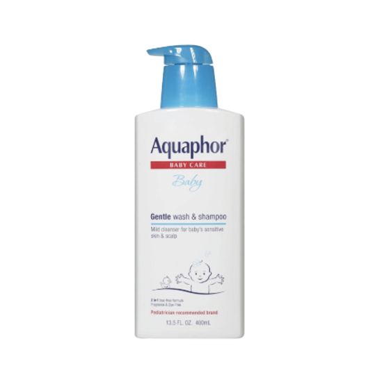 Imagen de Limpiador pediátrico 2 en 1 gel de ducha & shampoo Aquaphor Baby Care 400ml