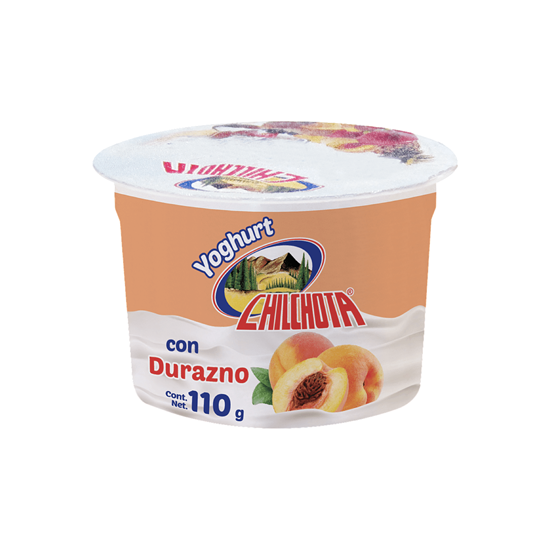 Imagen de Yoghurt sabor durazno Chilchota en vaso 110g