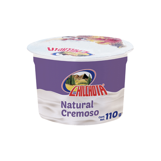 Imagen de Yoghurt natural cremoso con edulcorante Chilchota en vaso 110g