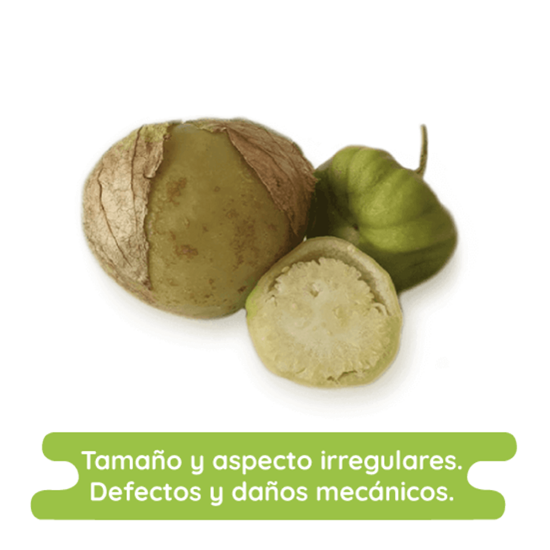 Imagen de Tomate verde económico con cáscara para moler (para salsa)
