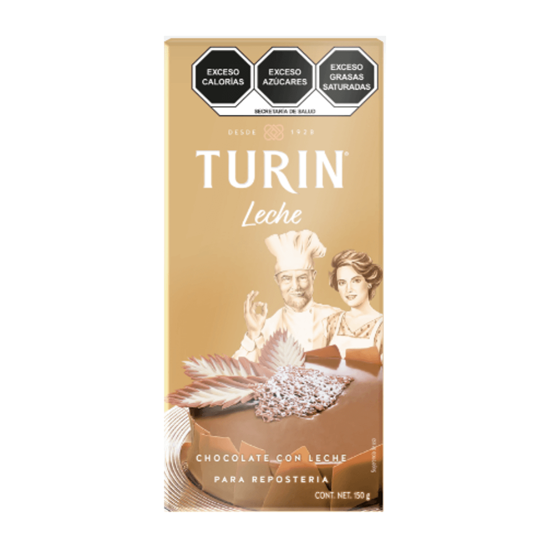 Imagen de Tablilla de chocolate con leche Turín Alta Repostería Leche 150g