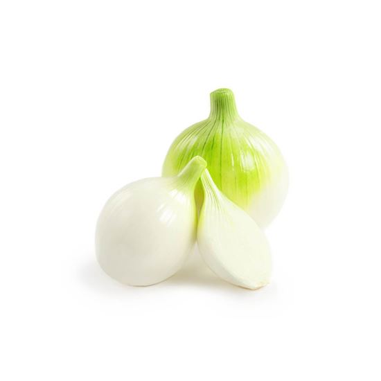 Imagen de Cebolla blanca limpia (pelada) chica
