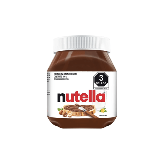 Imagen de Crema de avellanas con cacao Nutella 200g