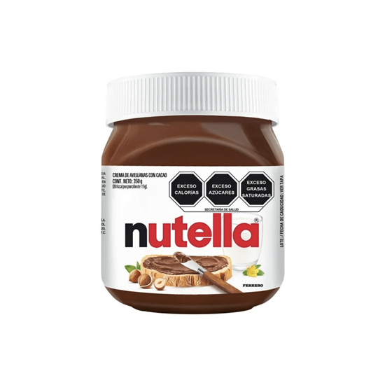 Imagen de Crema de avellanas con cacao Nutella 350g