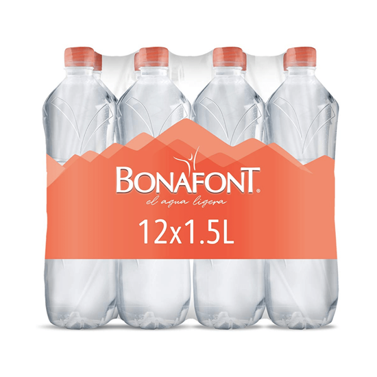 Imagen de Agua Bonafont 12 pzas de 1.5L c/u