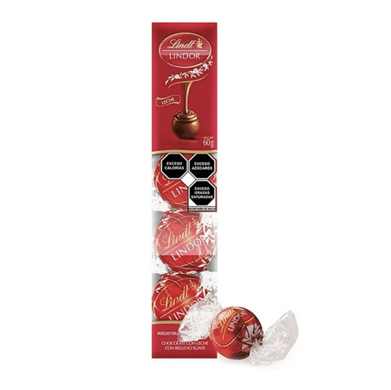 Imagen de Chocolates con leche con relleno suave Lindt Lindor 60g