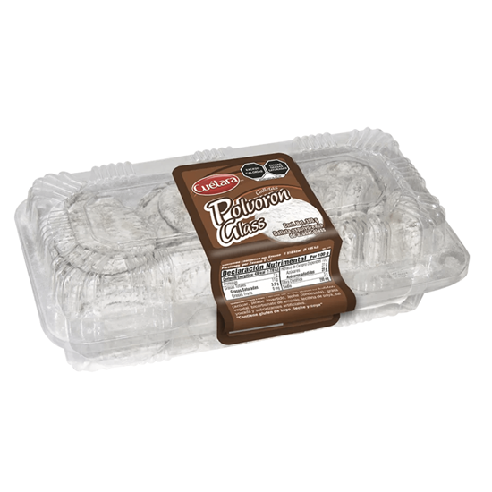 Imagen de Galletas espolvoreadas de azúcar glass Cuétara Polvorón Glass 350g