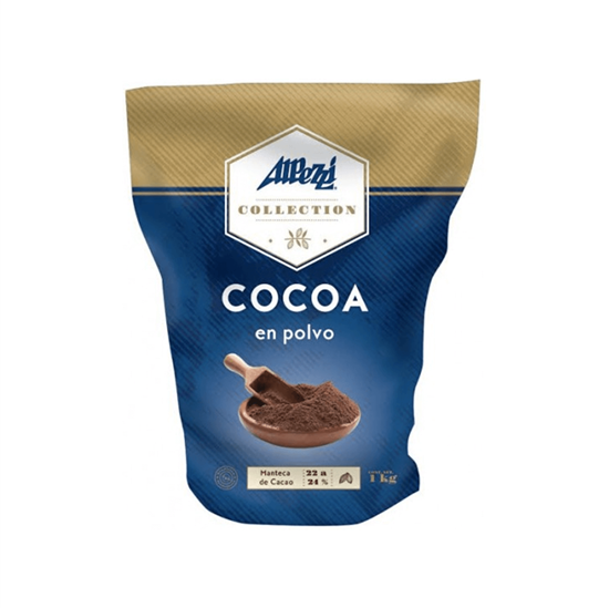 Imagen de Cocoa alcalina en polvo 22 a 24% manteca de cacao Alpezzi Collection 1kg