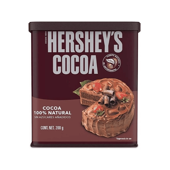 Imagen de ocoa 100% natural Hershey's bote 200g