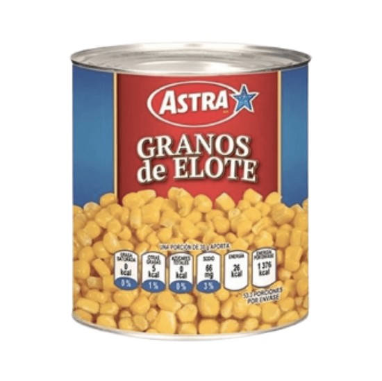 Imagen de Granos de elote dorado Astra 2.84kg