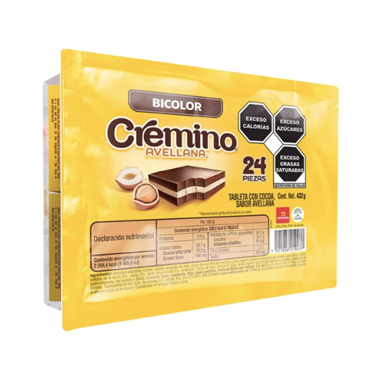 Imagen de Chocolate Cremino bicolor 24 pzas