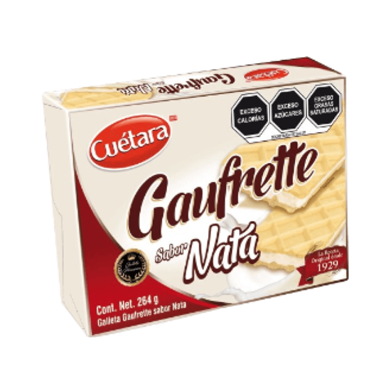 Imagen de Galleta sabor nata Cuétara Gaufrette 264g