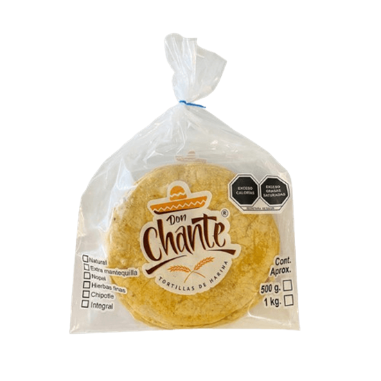 Imagen de Tortillas de harina con chipotle Don Chante 500g