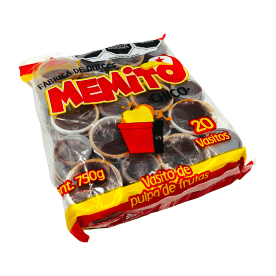 Imagen de Vasito de pulpa de frutas Fábrica de Dulces Memito Chico 20 pzas (750g)