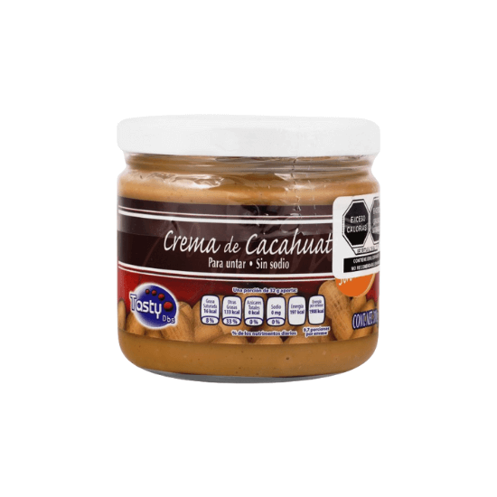 Imagen de Crema de cacahuate sin azúcar Tasty DBS 310g