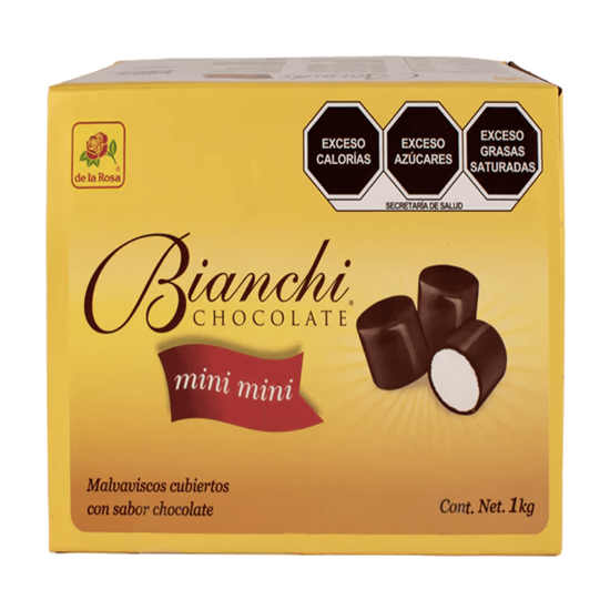 Imagen de Malvavisco mini cubierto con chocolate De la Rosa Bianchi Mini Mini 1kg