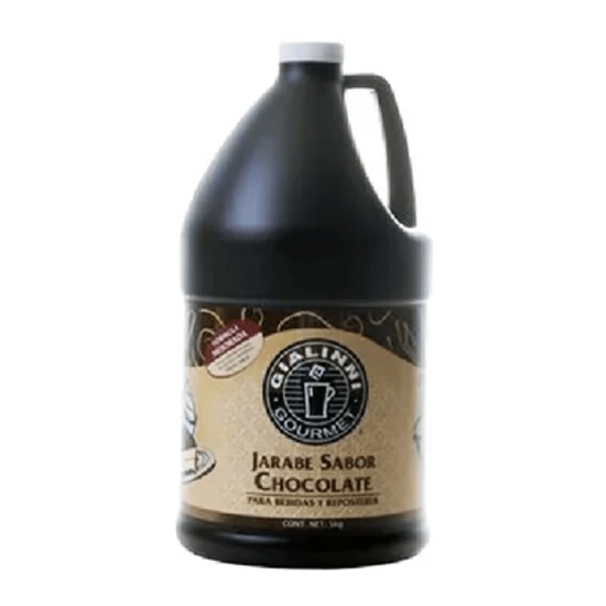 Imagen de Jarabe salsa sabor chocolate oscuro para bebidas y postres Gialinni Gourmet 3.78L (5kg)