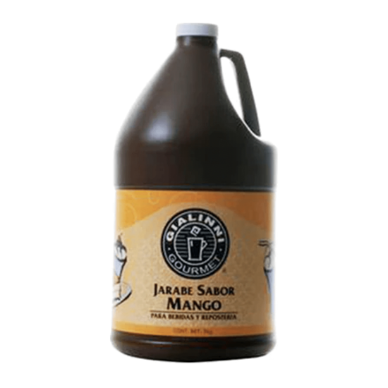 Imagen de Jarabe salsa sabor mango para bebidas y postres Gialinni Gourmet 3.78L (5kg)