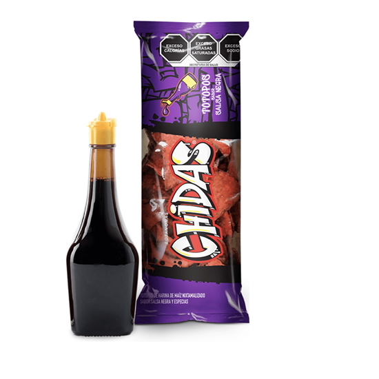 Imagen de Totopos sabor salsa negra Gonac Botanonas Chidas 110g