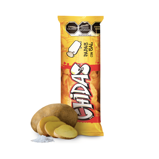 Imagen de Papas fritas con sal Gonac Botanonas Chidas 85g