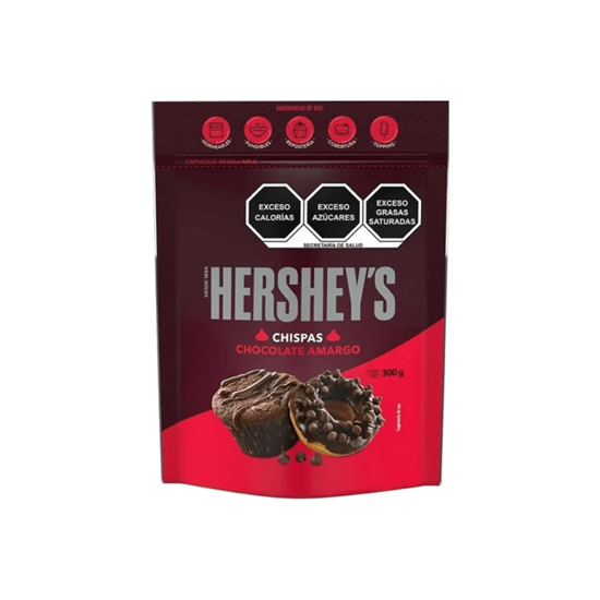 Imagen de Chispas horneables y fundibles de chocolate amargo Hershey's 300g