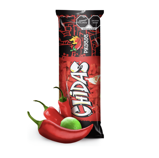 Imagen de Botanas de maíz sabor chile y limón Gonac Botanonas Chidas Pikosos 95g