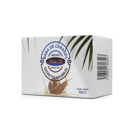 Imagen de Jabón con extractos naturales hidratante para manchas y cicatrices Karla Di Baba de Caracol 100g