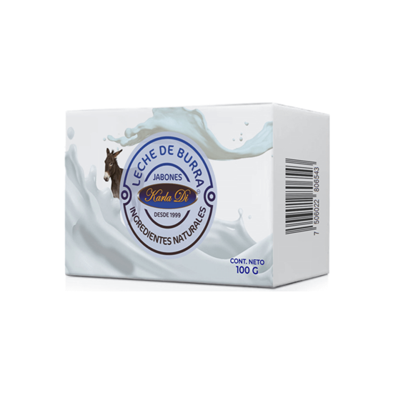 Imagen de Jabón con ingredientes naturales para blanquear y suavizar pieles delicadas Karla Di Leche de Burra 100g
