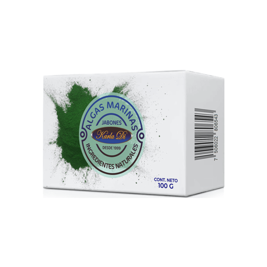 Imagen de Jabón con ingredientes naturales para tratar la celulitis y tonificar la piel Karla Di Algas Marinas 100g