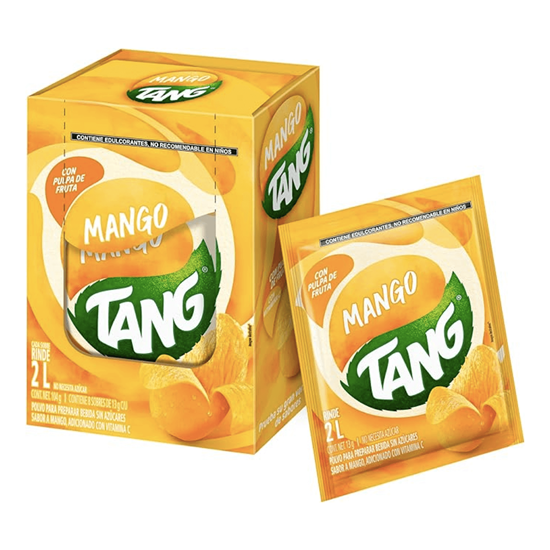 Imagen de Tang sabor mango caja con 8 sobres de 13g c/u