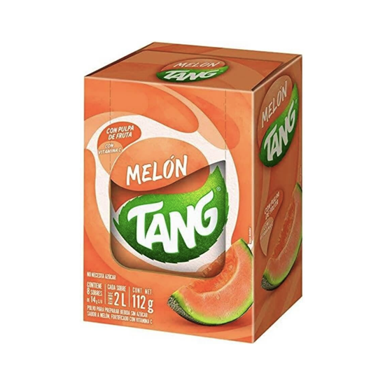 Imagen de Tang sabor melón caja con 8 sobres de 13g c/u