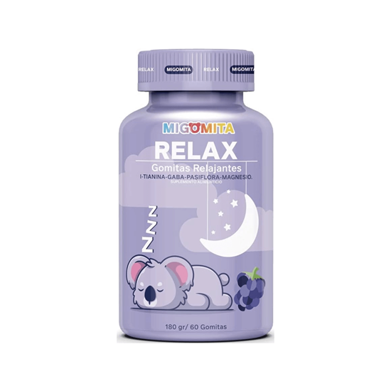 Imagen de Suplemento alimenticio infantil gomitas relajantes MIGOMITA Relax 60 pzas (180g)