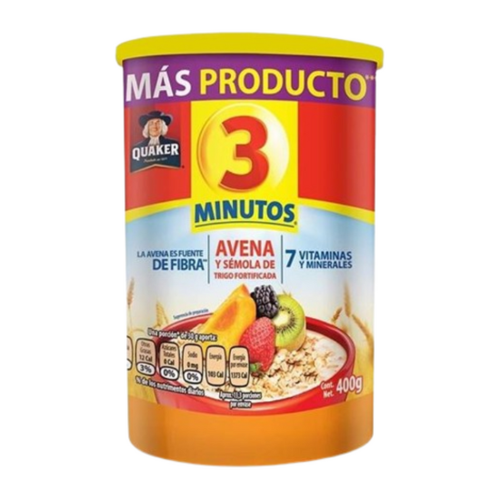 Imagen de Avena 3 minutos Quaker 400g