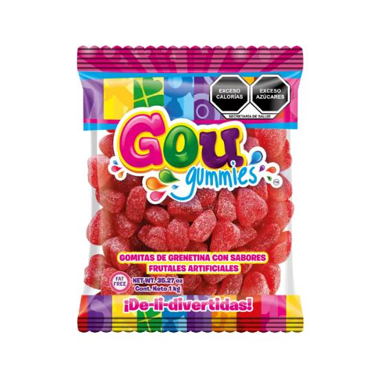 Imagen de Gomitas de corazón Gou Gummies 1kg