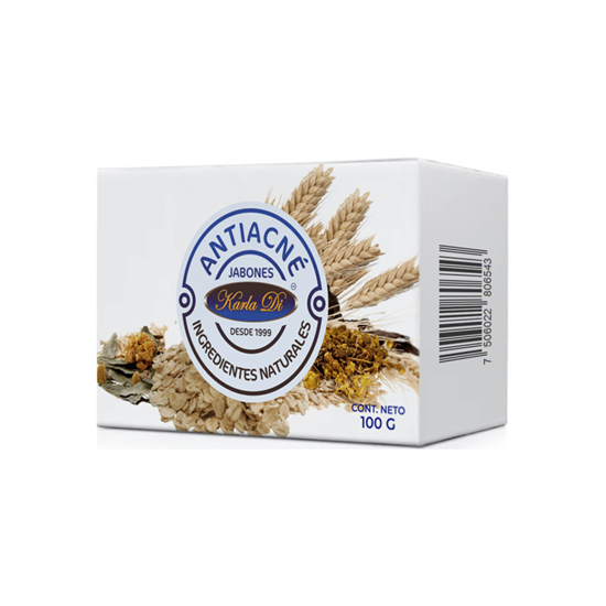 Imagen de Jabón con ingredientes naturales para pieles grasas Karla Di Antiacné 100g