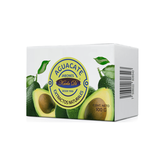Imagen de Jabón con extractos naturales hidratante para el crecimiento del cabello Karla Di Aguacate 100g
